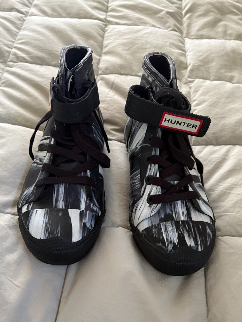 Hunter Original Nightfall High Top Lace-Up boots Size 8 - Picture 6 of 6